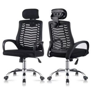 Ergonomic High-back Mesh Office Chair With Headres